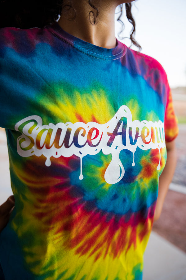 White SA Drip | Original Tee - Sauce Avenue