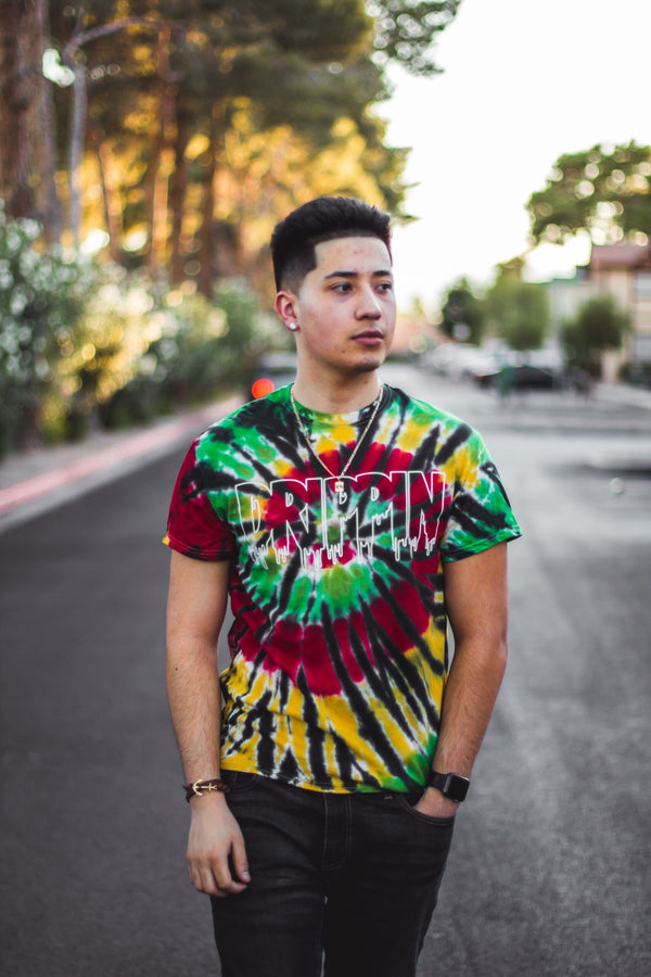 White Drippin Outline | Rasta Tee - Sauce Avenue