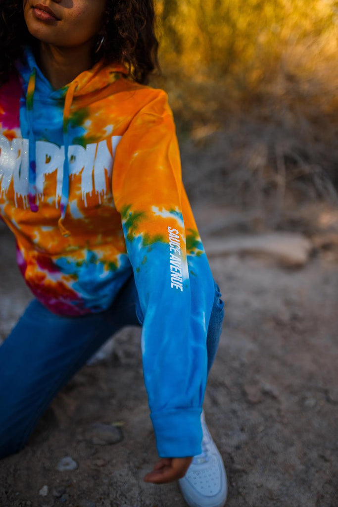 Drippin tie dye store hoodie