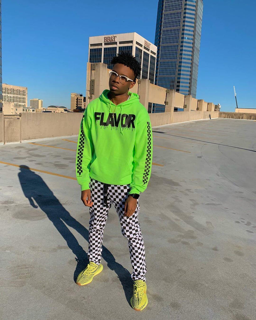 Lime hoodie cheap