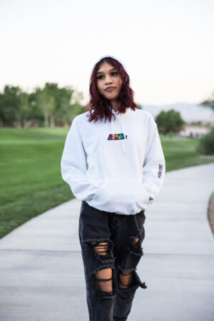 Social Anxiety | White Hoodie - Sauce Avenue