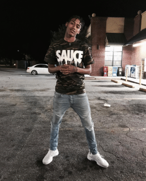 White Sauce | Green Camo Tee - Sauce Avenue