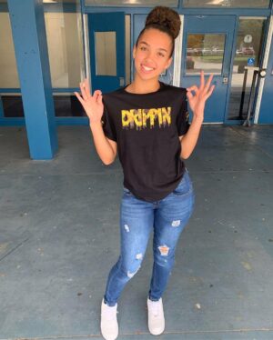 Sunflower Drippin (V3) | Black Tee (Checkered Drippin Sleeves) - Sauce Avenue