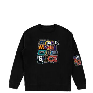 MMDS | Black Crewneck (Football) - Sauce Avenue