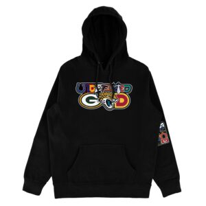 Undefeated God | Black Hoodie (Football) - Sauce Avenue