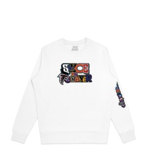Sauce Is Forever | White Crewneck (Football) - Sauce Avenue