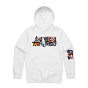 In Sauce We Trust | White Hoodie (Football) - Sauce Avenue