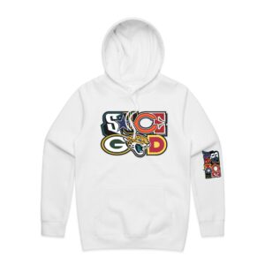 Sauce God | White Hoodie (Football) - Sauce Avenue