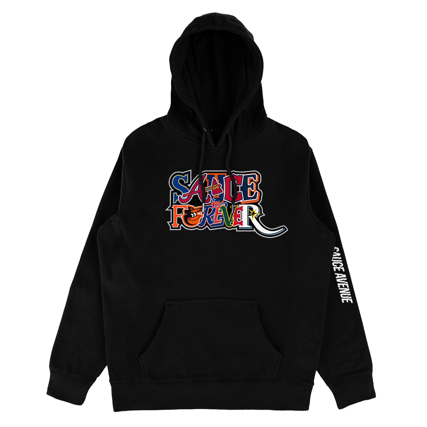 mlbblackhoodie2 Sauce Is Forever | Black Hoodie (MLB) - Sauce Avenue