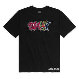 Wavy | Black Tee (MLB) - Sauce Avenue