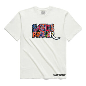 Sauce Is Forever | White Tee (MLB) - Sauce Avenue