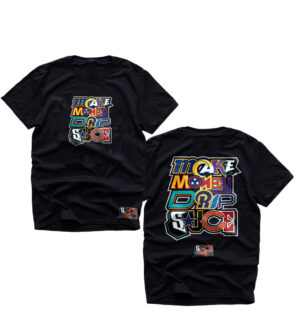 MMDS (M&B) | Black Tee (Football) - Sauce Avenue